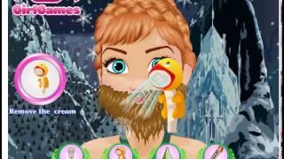 Anna Beard Shaving - Frozen game