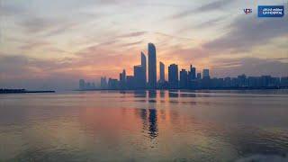 Sunrise yoga session at LLH Hospital, Abu Dhabi.