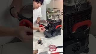 Immersive experience unboxing and installing a new furnace #woodstove #campfire #outdoorstove