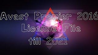 Avast Premier 2016 License file till 2021 | 100% Working