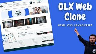 Responsive OLX Clone | HTML, CSS, Bootstrap, and JavaScript | Sadiq Khan