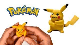 How to make Pikachu - Pokemon from Clay  Как слепить Пикачу - Покемон из пластилина  Oyun hamuru