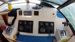 Engine Start Up - 1989 Riviera 32 - For Sale - www.theboatbrokerage.com.au