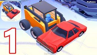 Junkyard - Gameplay Walkthrough Part 1 Stickman Junkyard Car Garbage Trucks, Shredder & Smasher