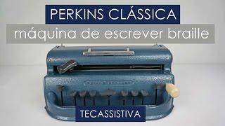 Tecassistiva | Máquina de Escrever Braille Perkins Clássica