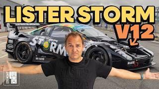 Ben Collins ex Stig Drives the MYTHICAL 90's Group C V12 car around Silverstone! | Lister Storm GT1