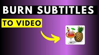 How to Burn In Subtitles to Video Using HandBrake - UPDATED