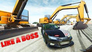 BeamNG.DRIVE - Impossible Car Stunts #9