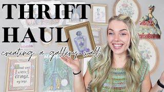 Thrift Haul - HUGE artwork haul to create the perfect gallery wall! *soooo many gems!*