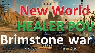 HUGE PvP War for Brimstone - Toxic Majesty Defends Territory New World Aeternum Fresh Wipe Server