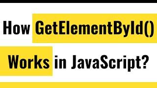  GetElementById JavaScript