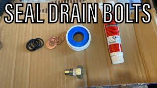 4 Ways To Seal Threads On A Drain Bolt Plug