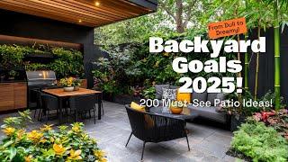 250 Modern Patio Design Ideas: Trendy & Elegant 2025 Backyard Garden Landscaping Ideas