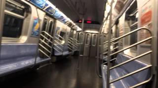 Empty New York City Subway Car