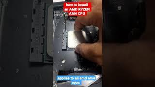 pc tips for beginners : installing an AMD AM4 CPU