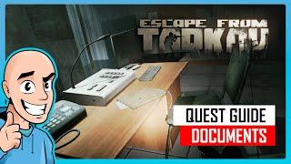 Escape from Tarkov PVE: Documents Quest Guide Reserve Map | Teaching My Son #49 | Full Raid