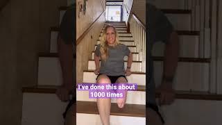 Amputee getting down the stairs #belowkneeamputee #amputee #creative #disability #prosthetic
