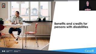 Webinar - Persons with disabilities