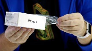 Распаковка iPhone 4 - в ожидании iPhone 12. Дизайн длиною в 10 лет...