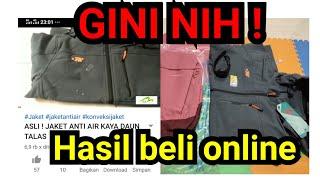 UNBOXING JAKET MOTOR ANTI AIR DAUN TALAS JABAL ADVENTURE