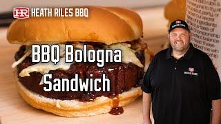 BBQ Bologna Sandwich | Pellet Grill | Heath Riles