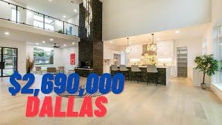 Preston Hollow in Dallas, TX - Luxury Contemporary Modern Home Tour