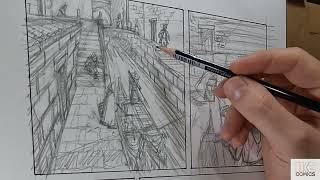 Draw/Process E13: Drawing a comic book page