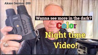 Akaso Seemor-200  Full Color night vision goggles.