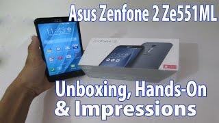 Asus Zenfone 2 Ze551ML 4GB-64GB Unboxing, Hands-on & Impressions !!