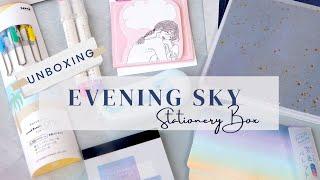 ZenPop July 2022 Stationery Box - Evening Sky from Japan