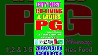 City Nest Co-Living Pg at Kundanhalli #pg #coliving #kundanhalli #bengaluru #shortsvideo #viralvideo