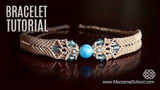 Big Bead Boho Bracelet Tutorial by Macrame School