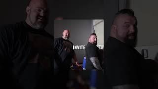 Eddie Hall Pretends To Be Brian Shaw For 28 seconds #eddiehall #brianshaw