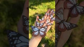 Making A Chestnut Tiger Butterfly Clay Cane Into Earrings & Sun Catchers #polymerclayartist