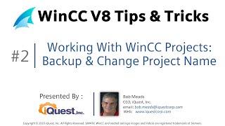 WinCC V8 Tips 2: Archive & Rename WinCC Project the RIGHT way! (Avoid these common mistakes) 