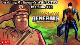 LIVE - Hacking my enemy's into victory - 1v1v1v1v1v1 Online  | C&C Generals Zero hour!!