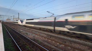 TGV Duplex + Regio 2N passing Saint-Denis (26/11/24)