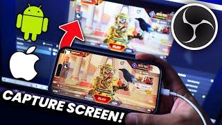 How to STREAM Phone Gameplay Screen in OBS (BEST QUALITY 2024)