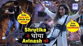 Bigg Boss 18 Live Today Episode Promo Shrutika ne Dhoya Avinash ko | Shrutika Vs Avinash Fight BB18