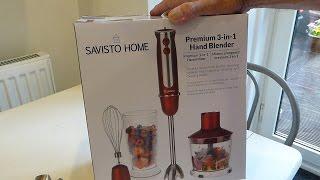 Review of the Savisto Home three in one hand blender