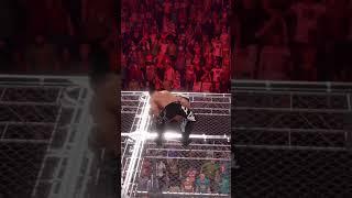 Perfect Ataxia through the cell #wwe2k22 #hellinacell #gaming #gamingshorts #wwe #wrestling #wwe2k