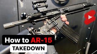 How to Take Apart an AR-15 / M16 #Shorts