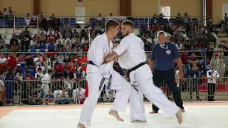 Kyokushin Karate KWF 32nd European championship Kaliningrad, Russia. Jan Horn Netherlands.