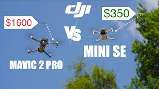 DJI Mini SE vs DJI Mavic 2 Pro дорогой дрон против дешевого сравнение