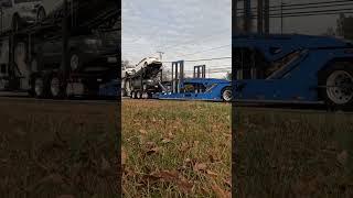 A short Timelapse from one of my videos  #carhauler #trucking #carhauling