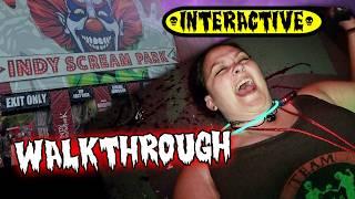 This Scream Park Can TOUCH YOU!? Indy Haunted House Walkthrough