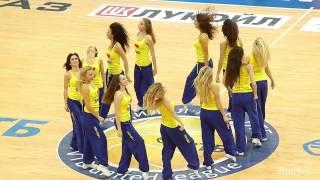 Группа поддержки 3 на БК Химки - БК Нижний Новгород (20.11.16) / Khimki dance team