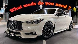 500 whp Infiniti Q60 / Q50 mod list 