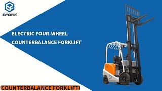 EFORK 4-WHEEL COUNTERBALANCE FORKLIFT#EFORK #FORKLIFT #FORKLIFTS #factoryfistfight