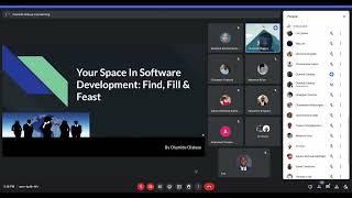 YDD Tech Webinar || Your Space in Software Development - Find, Fill and Feast